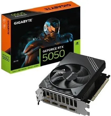 Tarjeta Gráfica Gigabyte GeForce RTX 5050 D6 8G/ 8GB GDDR6