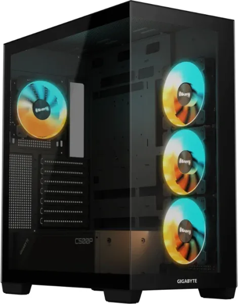 Gigabyte Caja Semitorre C500 Panoramic Stealth