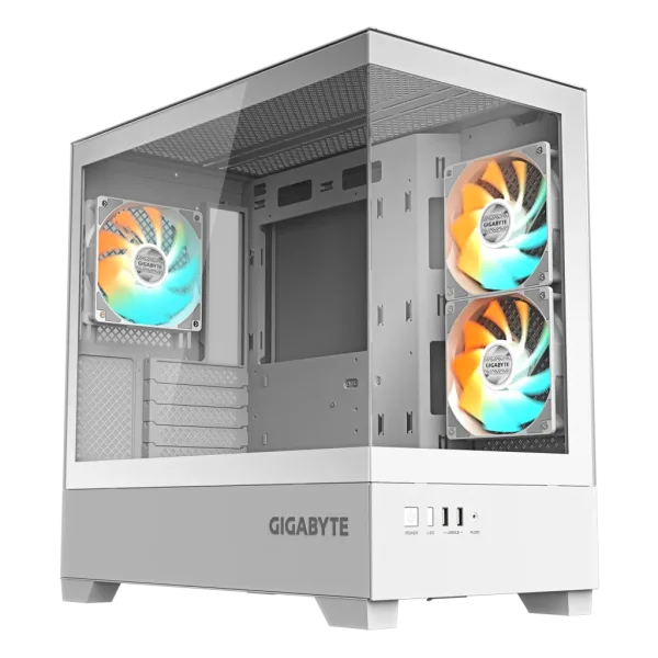 Gigabyte Aorus Caja Semitorre C201W Ice Panoramic