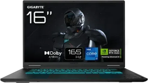PORTATIL GIGABYTE A16 CVHI3ES864SD i7-13620H 32GB 1TB RTX5060 16"WUXGA FDOS