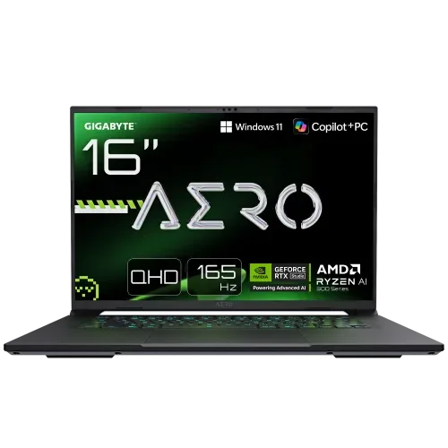 Portatil Gigabyte Aero X16 1Wh93Esc64 R7 350 32GB 1TB Rtx5070 16"QHD W11H