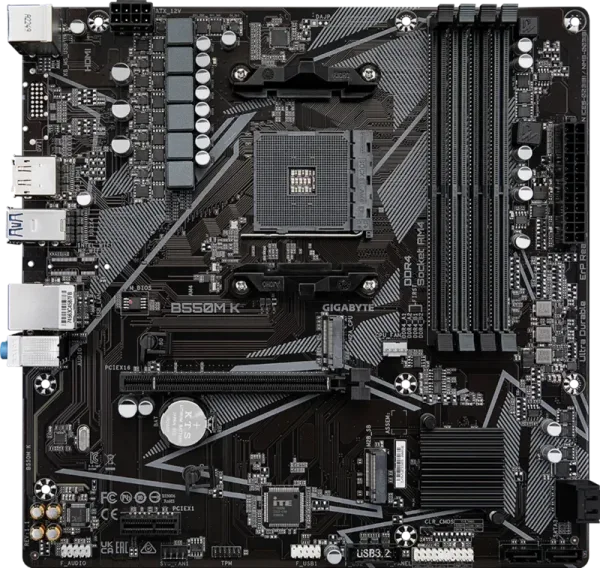 Gigabyte B550M K 1.0 placa base AMD B550 Zócalo AM4 micro ATX