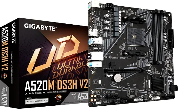Gigabyte A520M DS3H V2 (rev. 1.0) Zócalo AM4 micro ATX