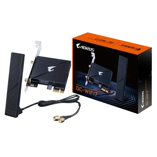 GIGABYTE GC-WIFI7 adaptador y tarjeta de red Interno WLAN / Bluetooth 5800 Mbit/s