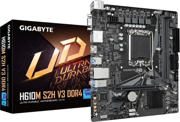 Gigabyte H610M S2H V3 DDR4 placa base Intel H610 Express LGA 1700 micro ATX