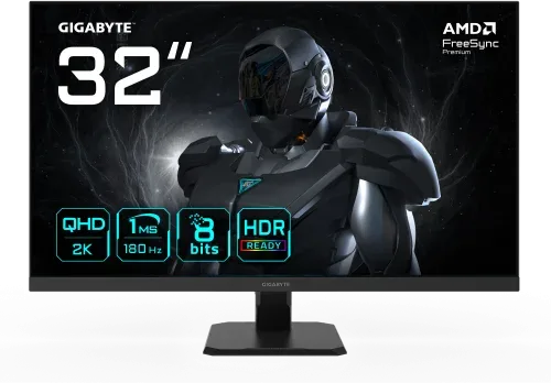 Monitor Gigabyte 32" Gs32Qa,Ss IPS,2560X1440 (QHD),0.27Pp,1200:1,1Ms,180Hz,2Hdmi+1Dp