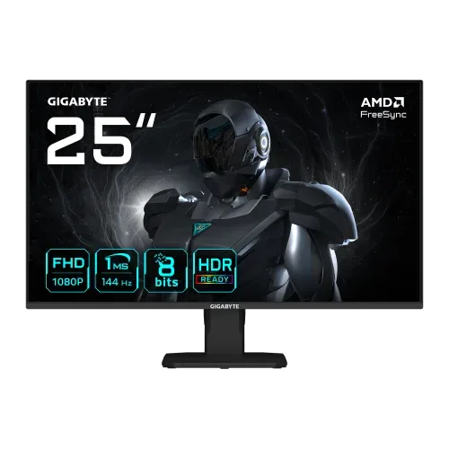 Monitor Gigabyte 25" Gs25F14,Ss IPS,1920X1080(FHD),0.09Pp,1500:1,1Ms,144Hz,2Hdmi+1Dp