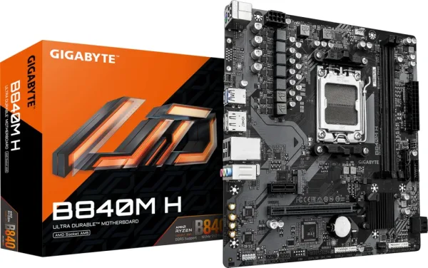 Placa Base Gigabyte B840M H Am5 Micro Atx
