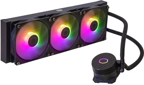 Cooler Master MasterLiquid 360L Core ARGB Carcasa del ordenador, Procesador Kit de refrigeración líquida 12 cm Negro