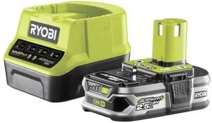 Cargador + Batería de litio Ryobi ONE+ RC18120-125/ 18V 2,0Ah