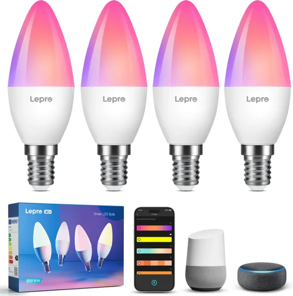 Bombilla Vela LED E14 Lepro Bc1-4 Ai