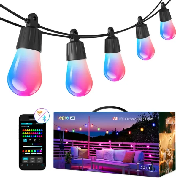 Luces LED de Navidad Lepro Zb1-30 Ai 30M