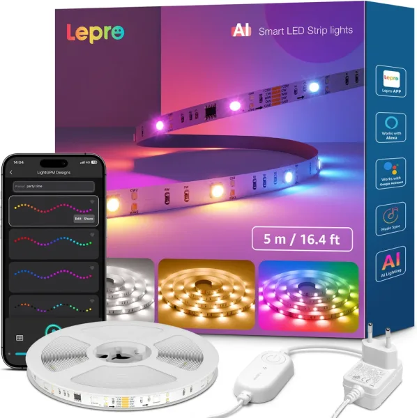 Tira LED Interior Lepro S2-5 Ai 5M