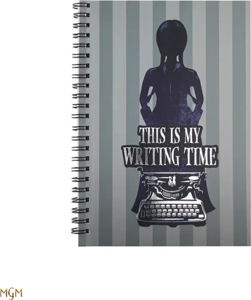 Libreta cinereplicas wednesday addams this is my writing time