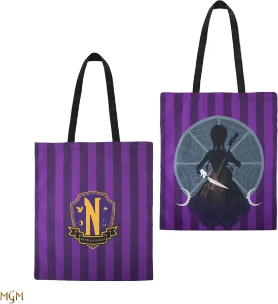Tote bag cinereplicas wednesday addams miercoles y violonchelo