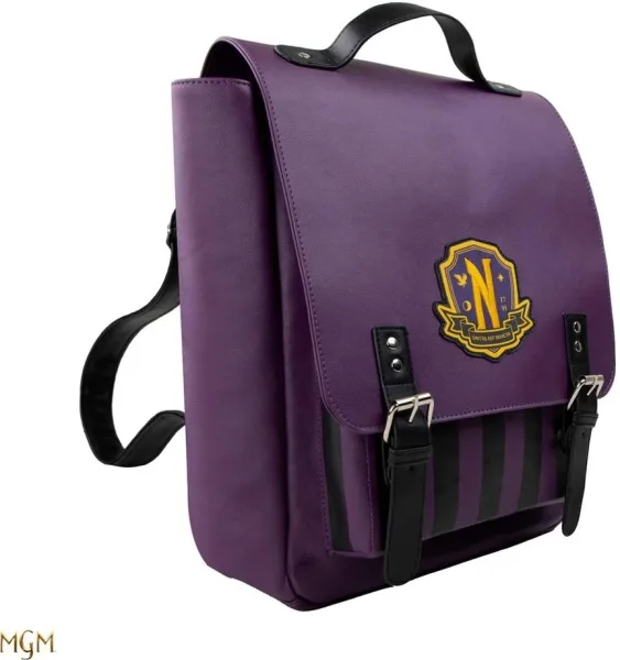 Mochila cinereplicas nevermore academy morado