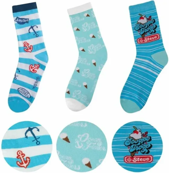 Pack 3 pares de calcetines cinereplicas stranger things scoops ahoy