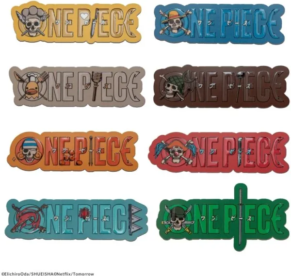 Set 8 imanes cinereplicas one piece