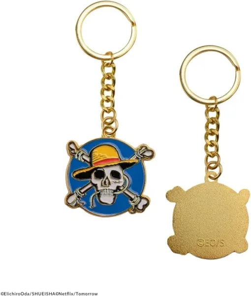 Llavero cinereplicas one piece monkey d. luffy logo