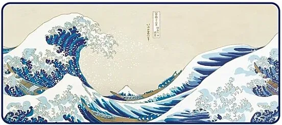 Alfombrilla cinereplicas la gran ola de kanagawa