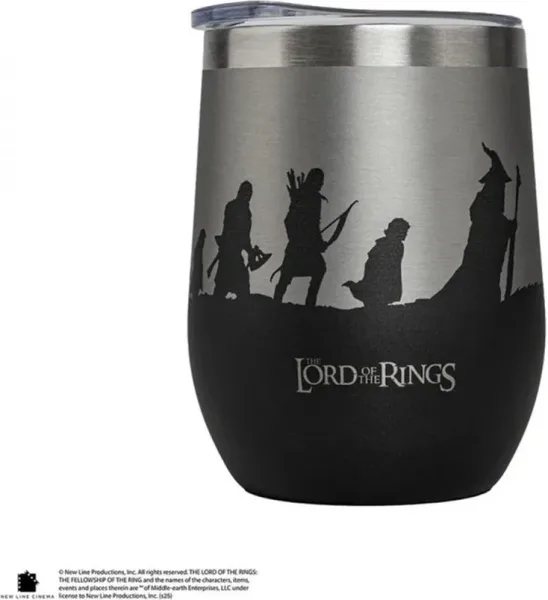 Taza térmica de viaje cinereplicas el señor de los anillos la comunidad del aniillo