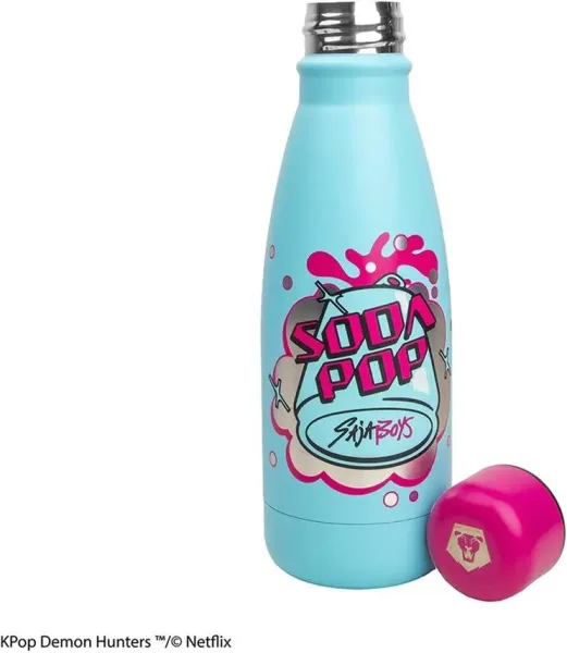 Mini botella cinereplicas kpop demon hunters soda pop 500ml