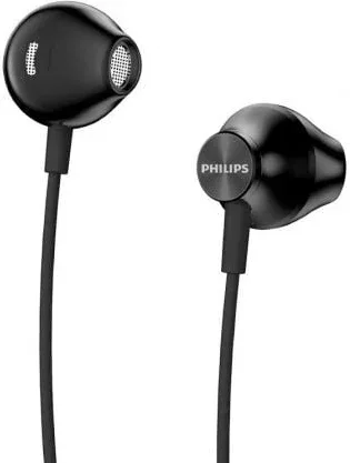 Auriculares Botón Negro