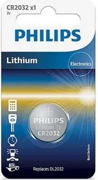 Pila de Botón Philips CR2032/ 3V