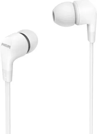 Auriculares Intrauditivos Philips TAE1105WT/ con Micrófono/ Jack 3.5/ Blancos