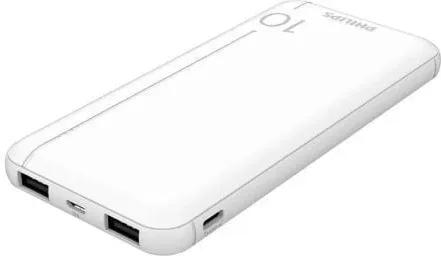 Powerbank 10000mAh Philips DLP1810NW/62/ Blanca