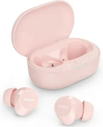 Auriculares Bluetooth Philips TAT1209 con estuche de carga/ Autonomía 6h/ Rosas