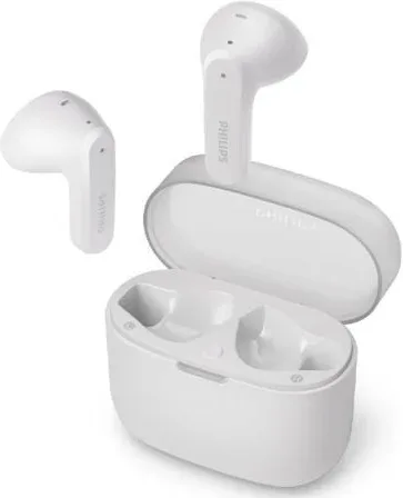 Auriculares Bluetooth Philips TAT2139WH con estuche de carga/ Autonomía 7h/ Blancos