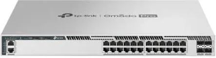 TP-Link S6500-24MPP4Y switch Gestionado L3 2.5G Ethernet (100/1000/2500) Energía sobre Ethernet (PoE) 1U Gris