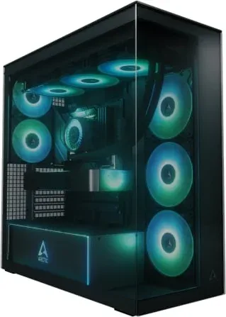 Caja Gaming Torre Arctic Xtender Black (Cristal tintado)