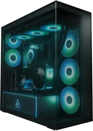 Caja Gaming Torre Arctic Xtender VG Black (Cristal tintado)
