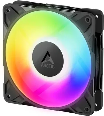 Ventilador Arctic P12 Pro A-RGB LN/ 12cm/ Negro