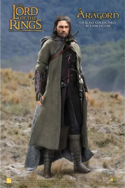 Figura star ace el señor de los anillos aragorn 2.0 version especial real master serie 22.5 cm