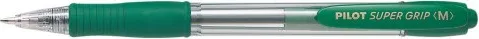 Boligrafo Retractil Supergrip 1.0Mm Verde Pilot Bpgp-10R-M-G