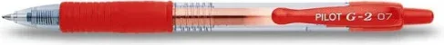 Boligrafo Roller Gel Retrac.g-2 Rojo Pilot Bl-G2-7-R
