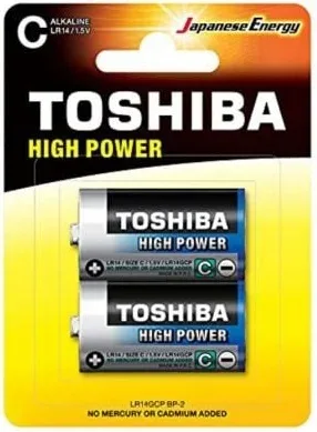 Pack de 2 Pilas C 2 Toshiba LR14/ 1.5V/ Alcalinas