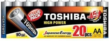 Pilas Alcalinas 1.5V AA LR6 Pack 20