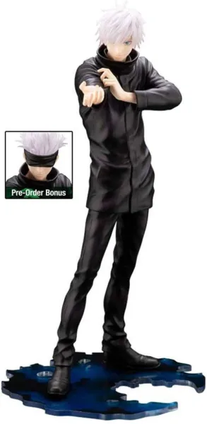 Figura kotobukiya jujutsu kaisen satoru gojo artfxj bonus edition 25 cm