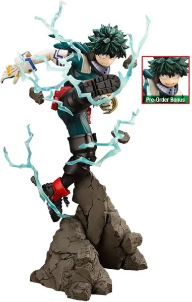 Figura kotobukiya my hero academia artfxj izuku midoriya ver. 2 bonus edition 29 cm