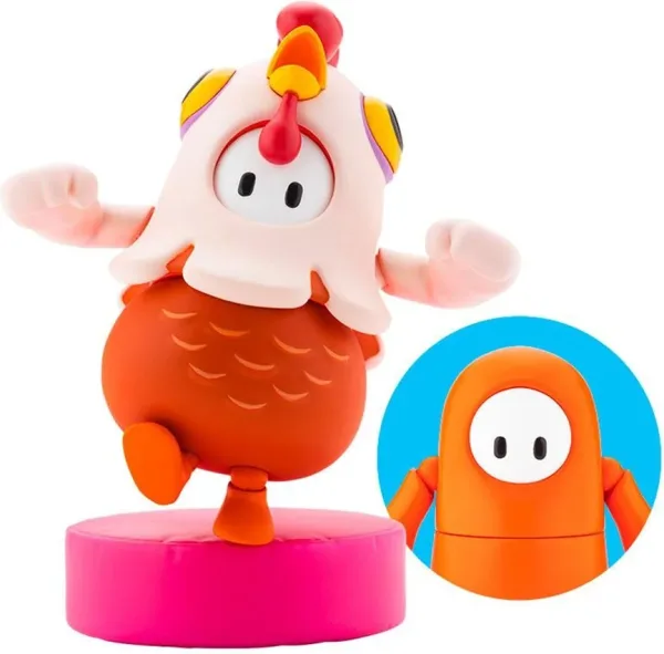 Figura kotobukiya fall guys ultimate knockout 1 - 20 estrella de cine - piel de pollo pack 01