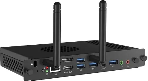 IIYAMA OPS SLOT PC-MODULE UW5K SUPPORTED, LOW NOISE <34DB, CORE I5-12450H / UHD / 8GB DDR4, M2 256GB SSD, WIFI6, 1GB LAN, BT 5.2, 4XUSB3.2, 2XUSB2.0, USB TYPE-C, DP & HDMI-OUT, HD AUDIO (MIC-IN/LINE-OUT), TPM2.0,  WINDOWS 11 IOT ENTERPRISE (OPC51204B