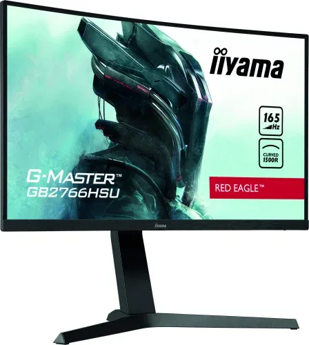 MONITOR IIYAMA 27" GAMING GB2766HSU-B1,FHD, 1920 x 1080, 1MS, 165HZ, ALT, INCL, REG ALT, USB, HDMI, DisplayPort