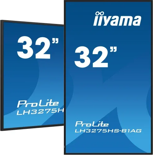 Monitor Iiyama 32" , FHD IPS Panel, Haze 25% 500Cd/M, Horiz y Vert, Signal Failover, Mm 2X 10W,  HDMI 3X, Dp, Dp-Out (Mst/Mirror/Tiling), USB 2.0 X2, WiFi, Lan, Media Play USB Port, Control Lan / Rs232C, Iisignage2 (Cms/Dms), E-Share, Android 11 Os,