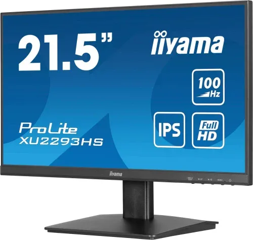 Iiyama Monitor Panel IPS de 21.5’’, Regulable, 100 Hz, HDMI, Reductor de Luz Azul, Altavoces