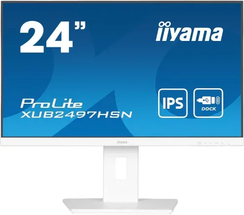 Monitor Iiyama  24'' con Panel en Tecnología IPS, USB-C Dock y Rj45 (Lan)