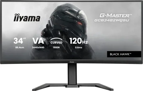 Monitor Iiyama G-Master Gcb3482Wqsu-B1, Curvo 34", 120Hz, 500Cd